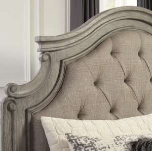 Picture of ROSLYN GRY KING UPH BED