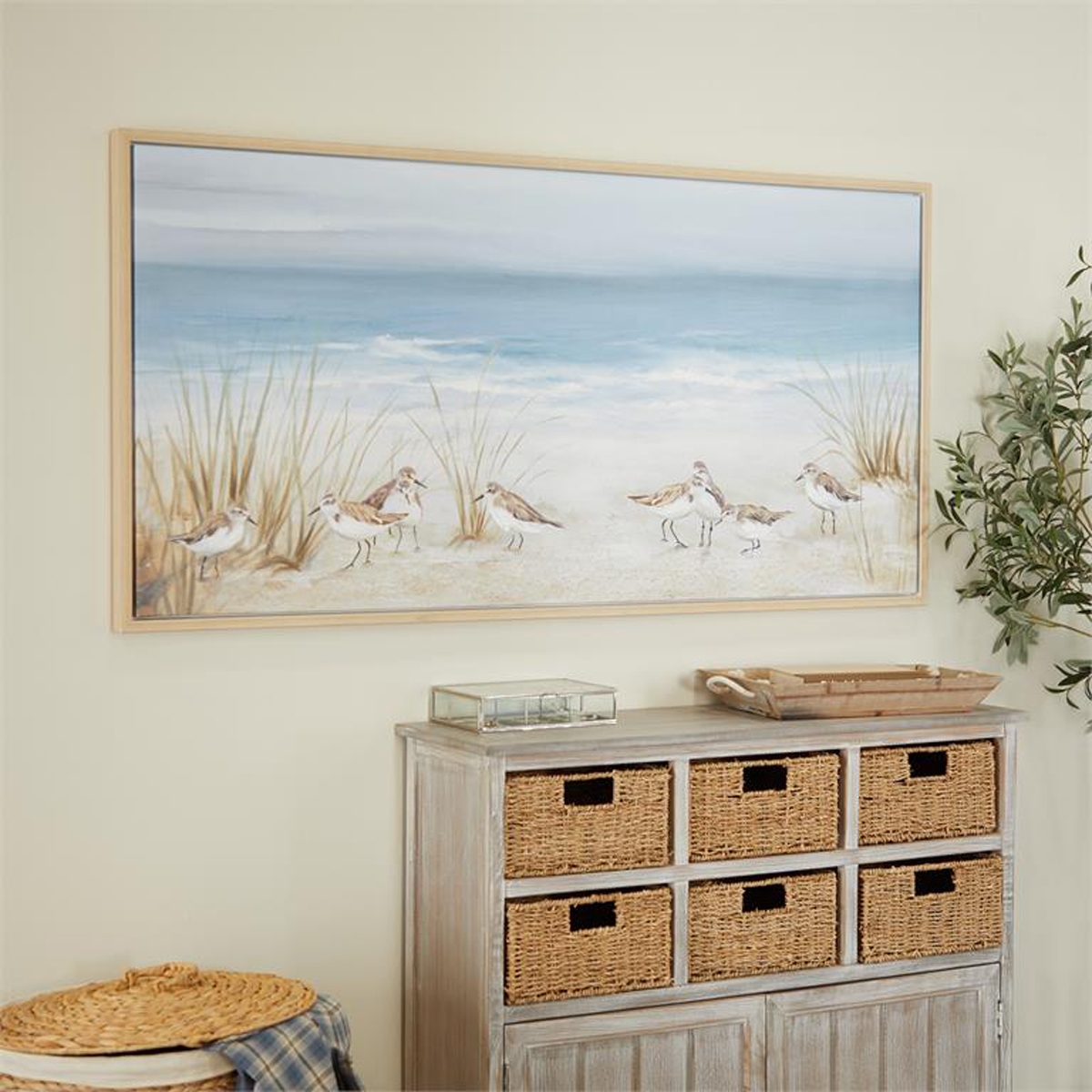 Picture of CSTL BIRDS AT THE BEACH ART