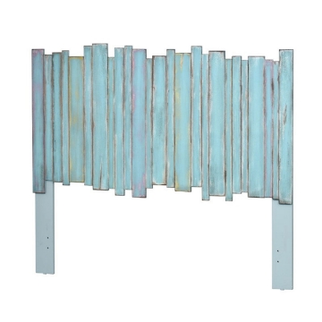 Picture of PICKET FENCE BLEU QN HEADBOARD