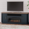 Picture of LANDON 83" TV STND W/FIREPLACE