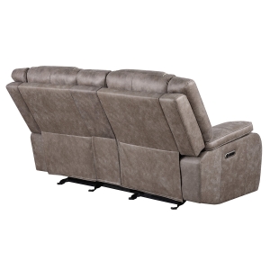 Picture of SHELTON MANUAL TAUPE LOVESEAT