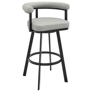 Picture of MAGNOLIA IN BLACK AND GREY 26" COUNTER STOOL