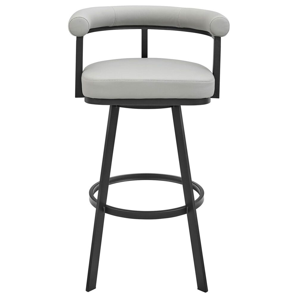 Picture of MAGNOLIA IN BLACK AND GREY 26" COUNTER STOOL