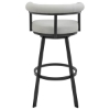 Picture of MAGNOLIA IN BLACK AND GREY 26" COUNTER STOOL