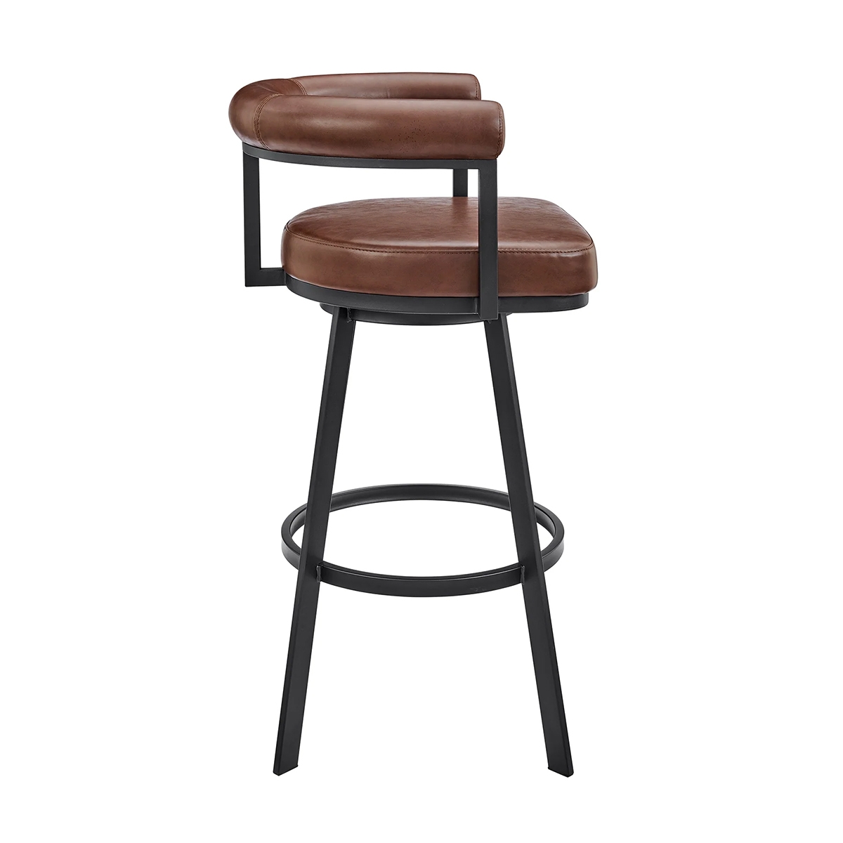 Picture of MAGNOLIA BLACK AND COFFEE 26" COUNTER STOOL