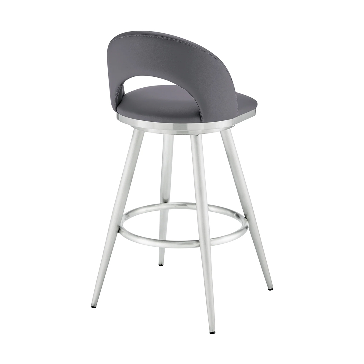 Picture of CHARLOTTE STEEL AND GREY 26" COUNTER STOOL