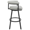 Picture of MAGNOLIA BLACK AND GREY 30" BARSTOOL
