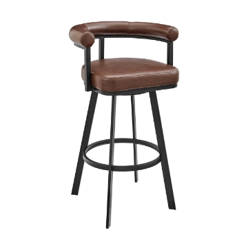 Picture of MAGNOLIA BLACK AND COFFEE 30" BARSTOOL