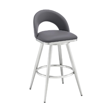 Picture of CHARLOTTE STEEL AND GREY 30" BARSTOOL