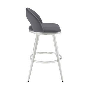 Picture of CHARLOTTE STEEL AND GREY 30" BARSTOOL