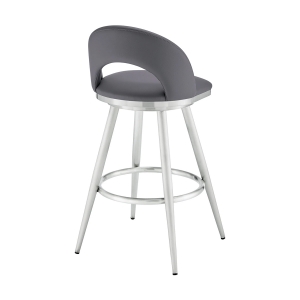 Picture of CHARLOTTE STEEL AND GREY 30" BARSTOOL