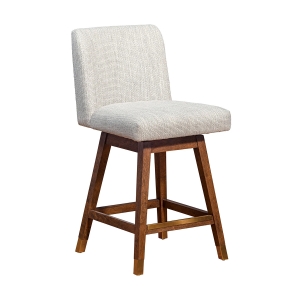 Picture of ISABELLA BROWN OAK AND BEIGE 30" BARSTOOL