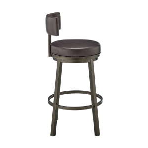 Picture of ZELDA MOCHA AND BROWN 26" COUNTER STOOL