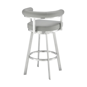 Picture of MAGNOLIA STEEL AND GREY 26" COUNTER STOOL