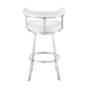 Picture of MAGNOLIA STEEL AND WHITE 26" COUNTER STOOL
