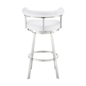 Picture of MAGNOLIA STEEL AND WHITE 26" COUNTER STOOL