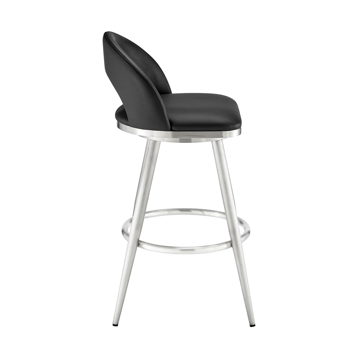 Picture of CHARLOTTE STEEL AND BLACK 26" COUNTER STOOL