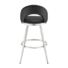 Picture of CHARLOTTE STEEL AND BLACK 30" BARSTOOL