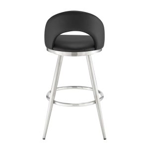 Picture of CHARLOTTE STEEL AND BLACK 30" BARSTOOL