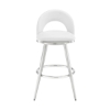 Picture of CHARLOTTE STEEL AND WHITE 26" COUNTER STOOL