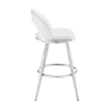 Picture of CHARLOTTE STEEL AND WHITE 30" BARSTOOL