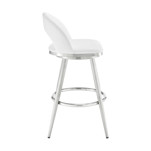 Picture of CHARLOTTE STEEL AND WHITE 30" BARSTOOL