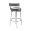 Picture of MADRID STEEL AND GREY 30" BARSTOOL