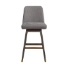 Picture of AMELIA GREY OAK AND MOCHA 26" COUNTER STOOL