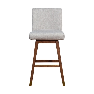 Picture of ISABELLA BROWN OAK AND TAUPE 26" COUNTER STOOL