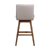 Picture of ISABELLA BROWN OAK AND TAUPE 26" COUNTER STOOL