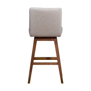 Picture of ISABELLA BROWN OAK AND TAUPE 26" COUNTER STOOL