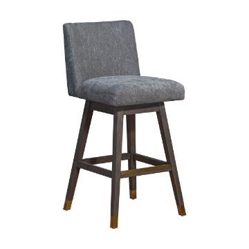 Picture of ISABELLA GREY OAK AND GREY  30" BARSTOOL