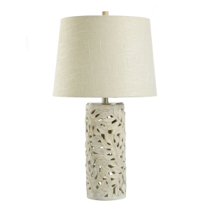 Picture of HEVEA CREAM CUTOUT LEAF LAMP
