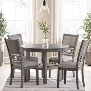 Picture of LUDWIG GRY 5PC ROUND DINING SET