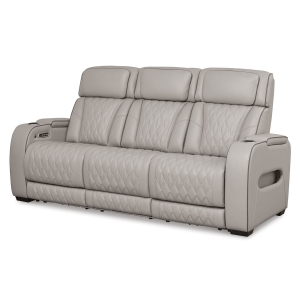 Picture of OPTIMUS GREY SOFA W/POWER HEADREST