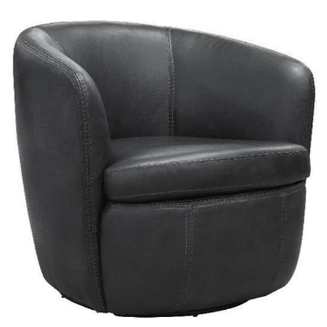Picture of BAROLO SLATE LEATHER SW CHAIR