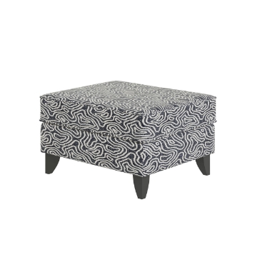 Picture of LUCCA CHAIR OTTOMAN - PATTERN