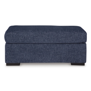 Picture of EVANSLEY NAVY OTTOMAN