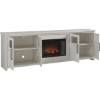 Picture of SHAKER WHITE 98" FIREPLACE CONSOLE