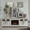 Picture of SHAKER WHITE 98" FIREPLACE CONSOLE
