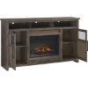 Picture of SHAKER BROWN 66" FIREPLACE CONSOLE