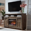 Picture of SHAKER BROWN 66" FIREPLACE CONSOLE