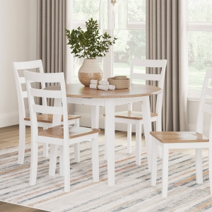 Picture of GESTHAVEN WHITE DROP LEAF TABLE
