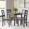 Picture of GESTHAVEN NAVY DROP LEAF TABLE