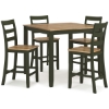 Picture of GESTHAVEN GREEN 5PC COUNTER DINING SET