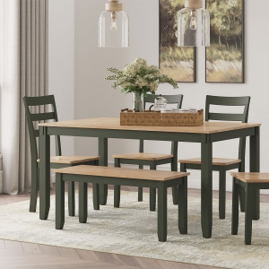 Picture of GESTHAVEN GREEN 6 PIECE DINING SET