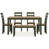 Picture of GESTHAVEN GREEN 6 PIECE DINING SET