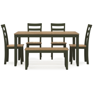Picture of GESTHAVEN GREEN 6 PIECE DINING SET