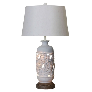 Picture of TROPIC WHITE TABLE LAMP 
