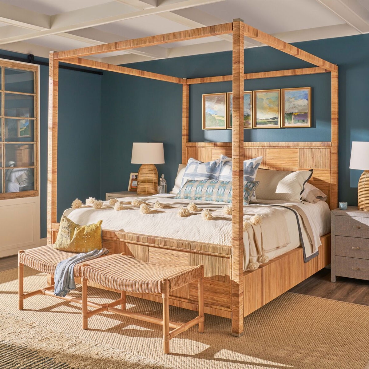 Picture of CHATHAM QUEEN RATTAN BED